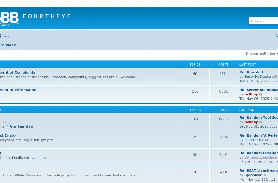 RIP Fourtheye Forum